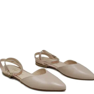 Ballerine | Made in Italy Ballerine in Pelle con cinturino alla caviglia "SOFIA" - /Rame Nude
