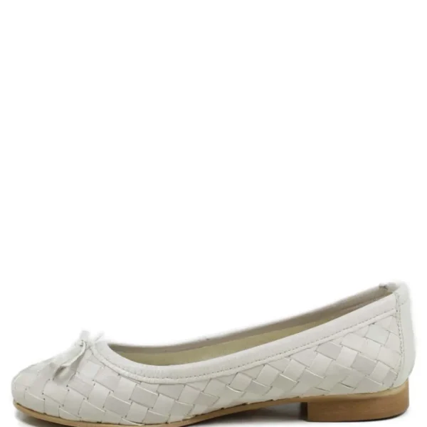 Ballerine | Personal Ballerine in Pelle Intrecciata "ETOILE" - Beige