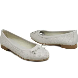 Ballerine | Personal Ballerine in Pelle Intrecciata "ETOILE" - Beige