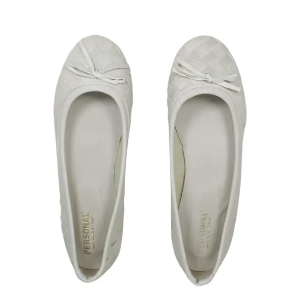 Ballerine | Personal Ballerine in Pelle Intrecciata "ETOILE" - Beige