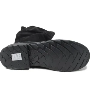 Stivali Invernali | Bikers Invernali | In Time Biker Boots Metà Polpaccio "BK/M" - Nabuk Nero