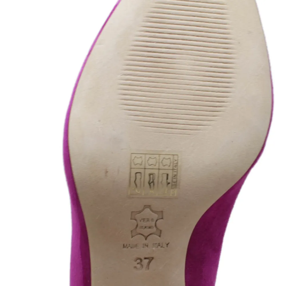 decollete_con_tacco_a_roc_6.webp Scarpe Con Tacco | Made in Italy Decollete con Tacco a Rocchetto Medio "V60" - Camoscio Fucsia