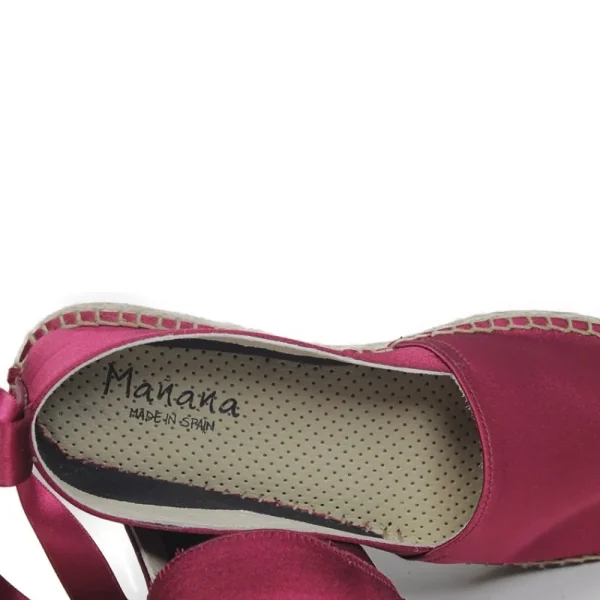 Espadrillas | Mañana Espadrillas Basse in Raso Da Donna "151" - Bordeaux