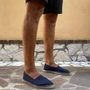 Espadrillas | Mañana Espadrillas Basse in Tela Unisex  "110" - Blu