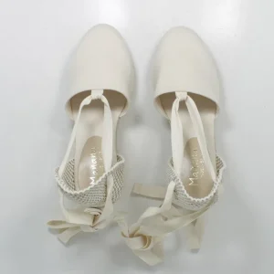 Espadrillas | Sandali Con Zeppa | Mañana Espadrillas con Zeppa Alta e Laccio alla caviglia "701" - Beige