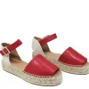 Espadrillas | Mañana Espadrillas Platform Spuntate con Cinturino Da Donna "172" - Rosso