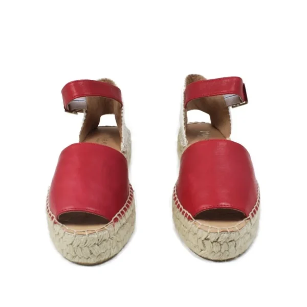 Espadrillas | Mañana Espadrillas Platform Spuntate con Cinturino Da Donna "172" - Rosso