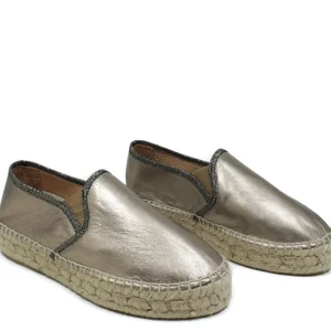 Espadrillas | Mañana Espadrillas Slip on Platform Da Donna "212" - Laminato Bronzo LaminatoBronzo