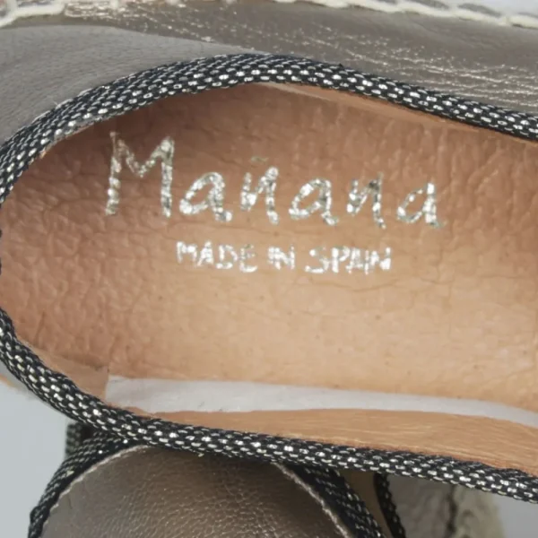 Espadrillas | Mañana Espadrillas Slip on Platform Da Donna "212" - Laminato Bronzo LaminatoBronzo