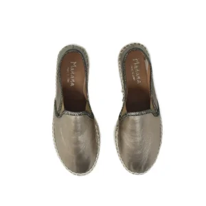 Espadrillas | Mañana Espadrillas Slip on Platform Da Donna "212" - Laminato Bronzo LaminatoBronzo