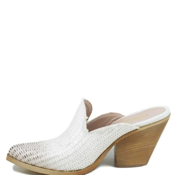Sabot | Scarpe Con Tacco | Personal Sabot Texani con Tacco Alto "DEBRA" - Rafia Beige