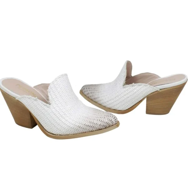 Sabot | Scarpe Con Tacco | Personal Sabot Texani con Tacco Alto "DEBRA" - Rafia Beige