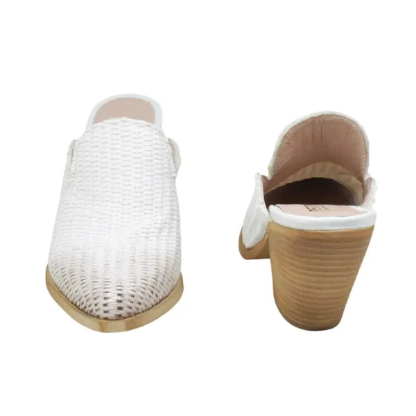Sabot | Scarpe Con Tacco | Personal Sabot Texani con Tacco Alto "DEBRA" - Rafia Beige
