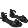 Sandali Bassi | In Time Sandali Bassi Flat in Pelle "Luna" - Nero
