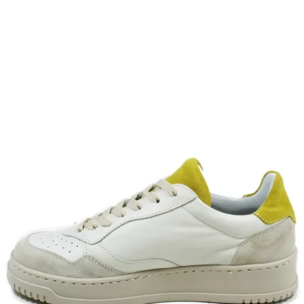Sneakers | Personal Sneakers in pelle da donna "ARIS" - /Giallo Ocra Bianco