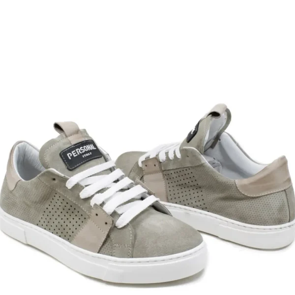 Sneakers | Personal Sneakers traforate da donna "AXEL" - Taupe