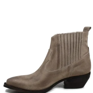 Tronchetti | Stivali Texani | Personal Stivaletti Ankle Boots Texani con Elastico  "WISE" - Crosta Avana