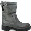 Bikers Invernali | Stivali Invernali | In Time Stivaletti Biker Boots Bassi "NOA/B" - Nabuk Grigio
