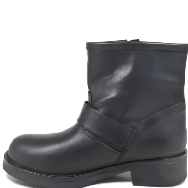 Stivali Invernali | Bikers Invernali | Personal Stivaletti Biker Boots Bassi "5000" - Nero