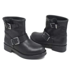 Stivali Invernali | Bikers Invernali | Personal Stivaletti Biker Boots Bassi "5000" - Nero