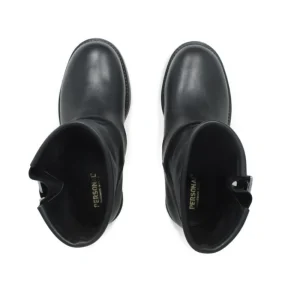Stivali Invernali | Bikers Invernali | Personal Stivaletti Biker Boots Bassi "5000" - Nero