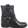 Stivali Estivi | Bikers Estivi | Personal Stivaletti Biker Traforati con Cavigliera "Clode" - Nero