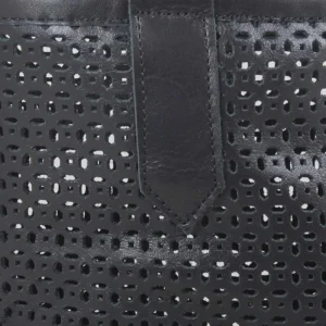 Stivali Estivi | Bikers Estivi | Personal Stivaletti Biker Traforati con Cavigliera "Clode" - Nero
