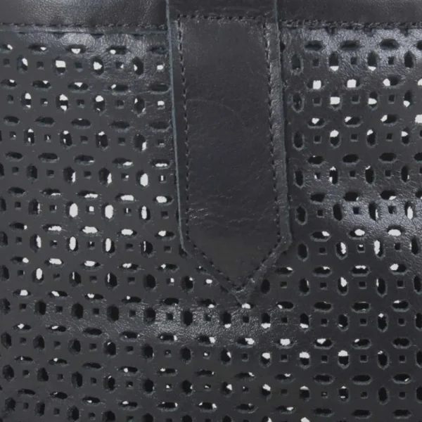 Stivali Estivi | Bikers Estivi | Personal Stivaletti Biker Traforati con Cavigliera "Clode" - Nero
