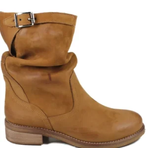Stivali Estivi | Bikers Estivi | In Time Stivaletti Estivi Biker Boots "Soul/B" - Cuoio