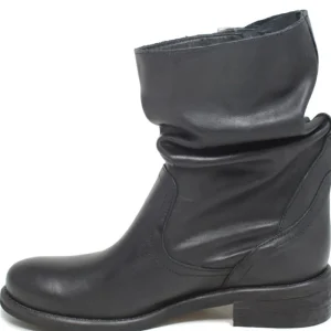 Stivali Estivi | Bikers Estivi | In Time Stivaletti Estivi Biker Boots "Soul/B" - Pelle Nero