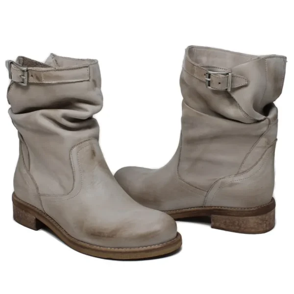 Stivali Estivi | Bikers Estivi | In Time Stivaletti Estivi Biker Boots "Soul/B" - Taupe