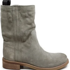 Stivali Estivi | Bikers Estivi | In Time Stivaletti Scamosciati "303B" - Taupe