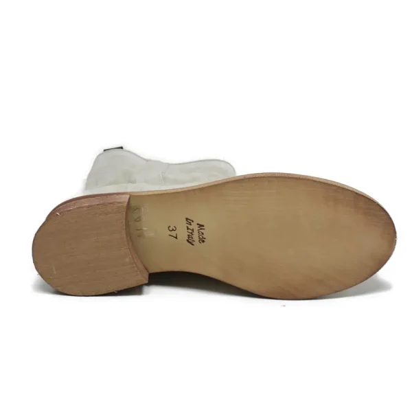 Stivali Estivi | Bikers Estivi | In Time Stivaletti Scamosciati "303B" - Beige