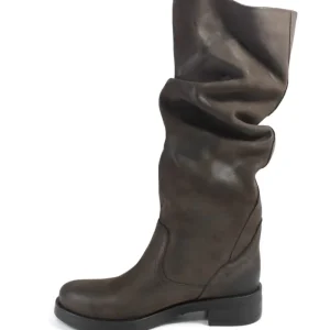 Stivali Invernali | Bikers Invernali | In Time Stivali Alti Biker Boots "NOA/A" - Nabuk Testa di Moro TestadiMoro