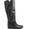 Stivali E Scarpe Con Zeppa | Stivali Invernali | Personal Stivali alti con zeppa interna con V Laterale "V2" - Pelle Nero