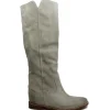 Stivali Estivi | Stivali E Scarpe Con Zeppa | Personal Stivali Alti con Zeppa Interna "Aida" - Camoscio Taupe