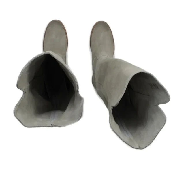 Stivali Estivi | Stivali E Scarpe Con Zeppa | Personal Stivali Alti con Zeppa Interna "Aida" - Camoscio Taupe
