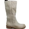 Stivali Estivi | Bikers Estivi | In Time Stivali Biker Alti Traforati "Flair" - Taupe