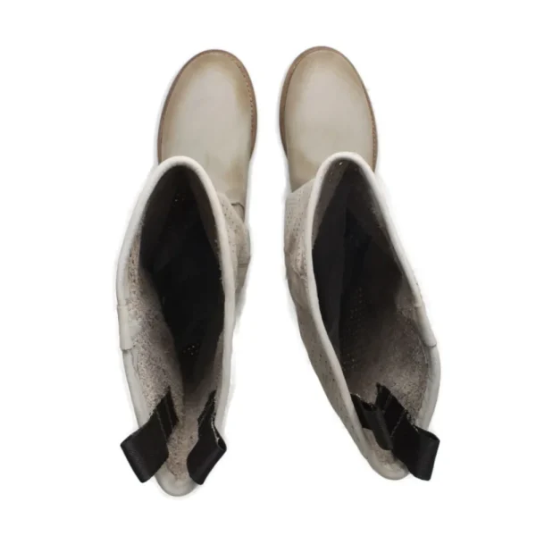 Stivali Estivi | Bikers Estivi | In Time Stivali Biker Alti Traforati "Flair" - Taupe