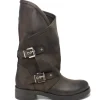 Stivali Invernali | Bikers Invernali | In Time Stivali Biker Boots con due fibbie "MANTRA/A" - Testa di Moro TestadiMoro