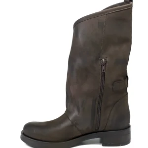 Stivali Invernali | Bikers Invernali | In Time Stivali Biker Boots con due fibbie "MANTRA/A" - Testa di Moro TestadiMoro