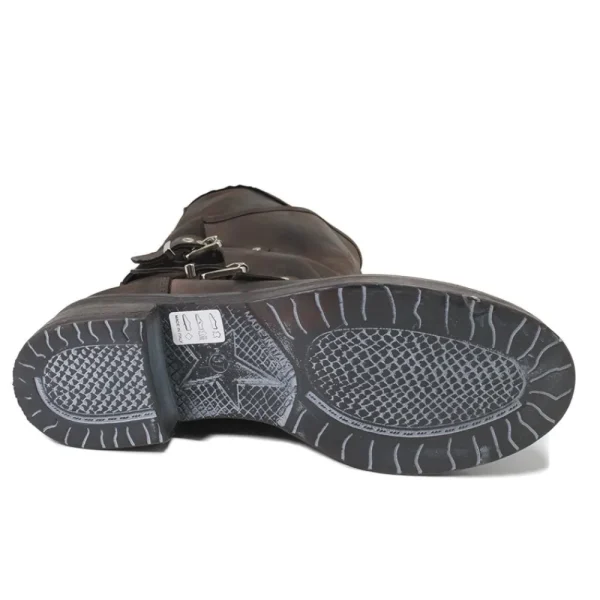 Stivali Invernali | Bikers Invernali | In Time Stivali Biker Boots con due fibbie "MANTRA/A" - Testa di Moro TestadiMoro