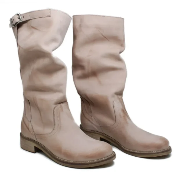 Stivali Estivi | Bikers Estivi | In Time Stivali Biker Boots Estivi "Soul/M" - Cipria