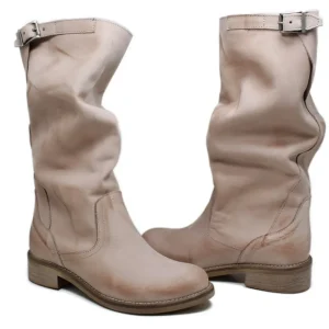 Stivali Estivi | Bikers Estivi | In Time Stivali Biker Boots Estivi "Soul/M" - Cipria