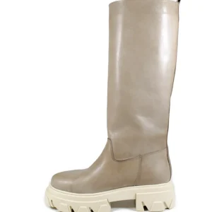 Anfibi | Stivali E Scarpe Con Zeppa | Personal Stivali Combat Boots Platform "SNAP" - Pelle Taupe