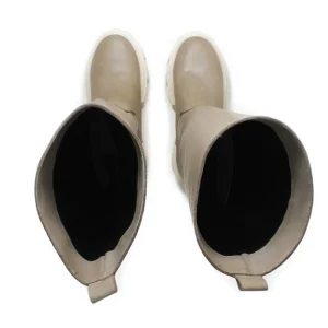 Anfibi | Stivali E Scarpe Con Zeppa | Personal Stivali Combat Boots Platform "SNAP" - Pelle Taupe