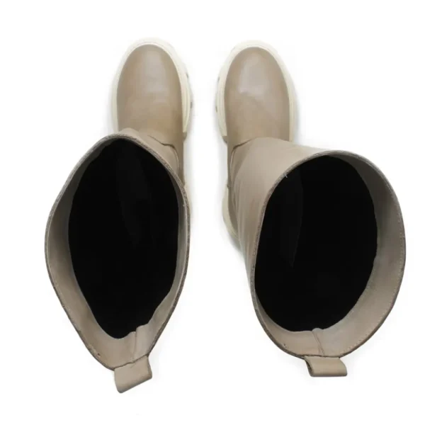 Anfibi | Stivali E Scarpe Con Zeppa | Personal Stivali Combat Boots Platform "SNAP" - Pelle Taupe