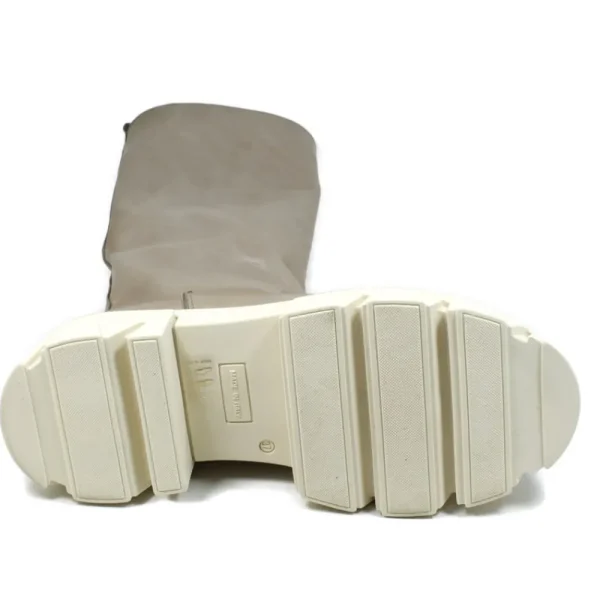 Anfibi | Stivali E Scarpe Con Zeppa | Personal Stivali Combat Boots Platform "SNAP" - Pelle Taupe