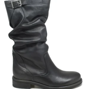 Stivali Estivi | Bikers Estivi | In Time Stivali Estivi Biker Boots "Soul/M" - Pelle Nero