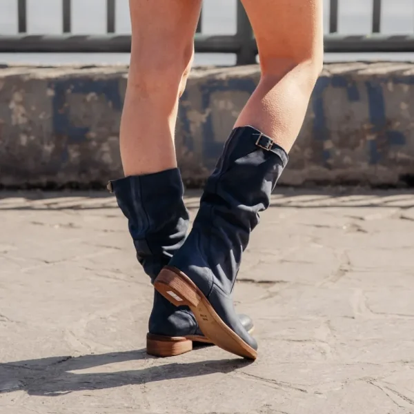 Stivali Estivi | Bikers Estivi | In Time Stivali Estivi Biker Boots "Soul/M" - Jeans